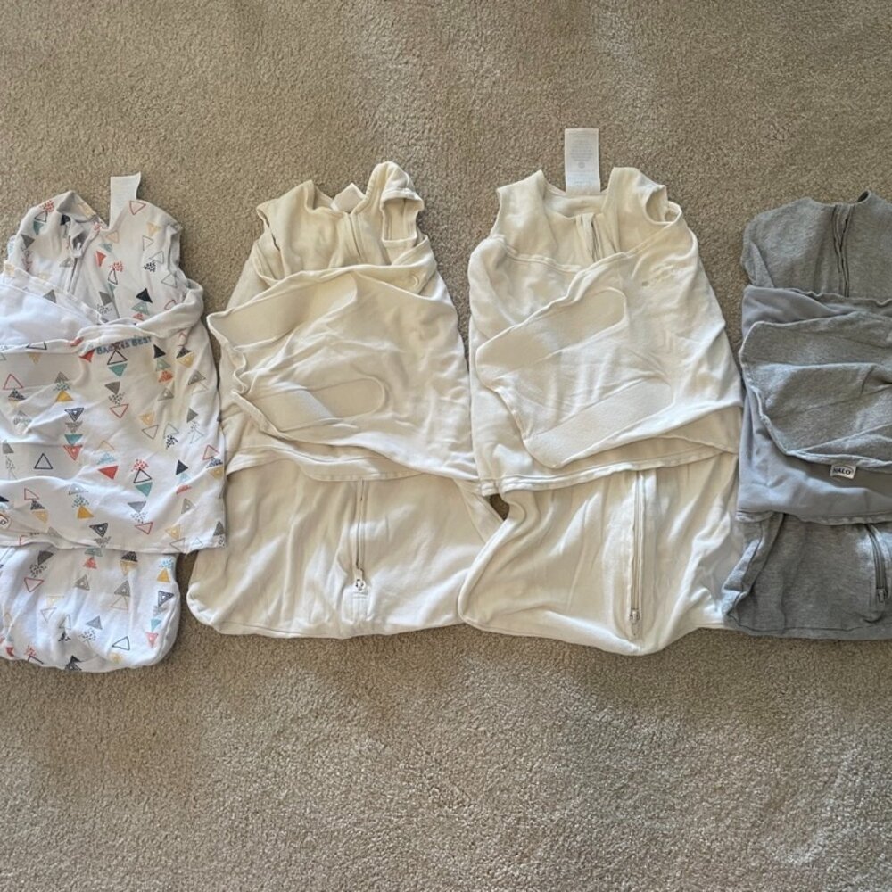 Bundle of 4 Halo Newborn Swaddles